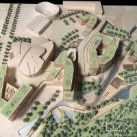 EMBT École en bois Modèles d'échelle architecturale 1/500 Académie de musique de Shenzhen ODM