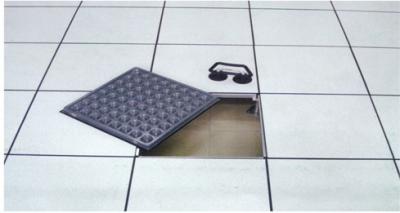 Cold-Rolled Steel Sheet Anti Static Raised Floor 600 x 600 x 35 mm A non-combustible