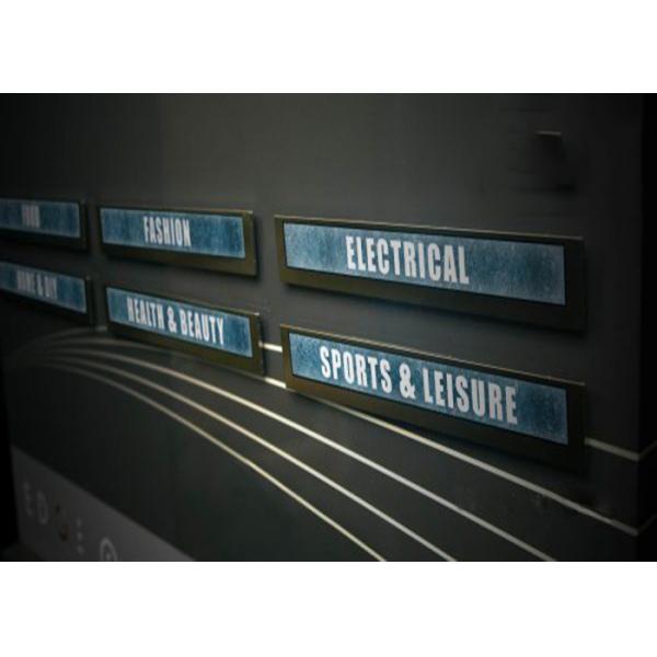 Shelf LCD Display Digital Signage , Commercial Advertising Stretched LCD Screen