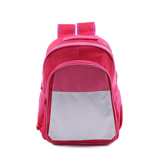 Custom Large Size Detachable Kids Backpack Schoolbag For Sublimation Heat Transfer Printing
