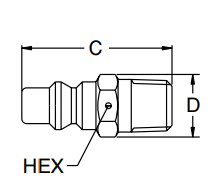 Промышленные предприятия 350psi обжало воздух быстрый соединяются
