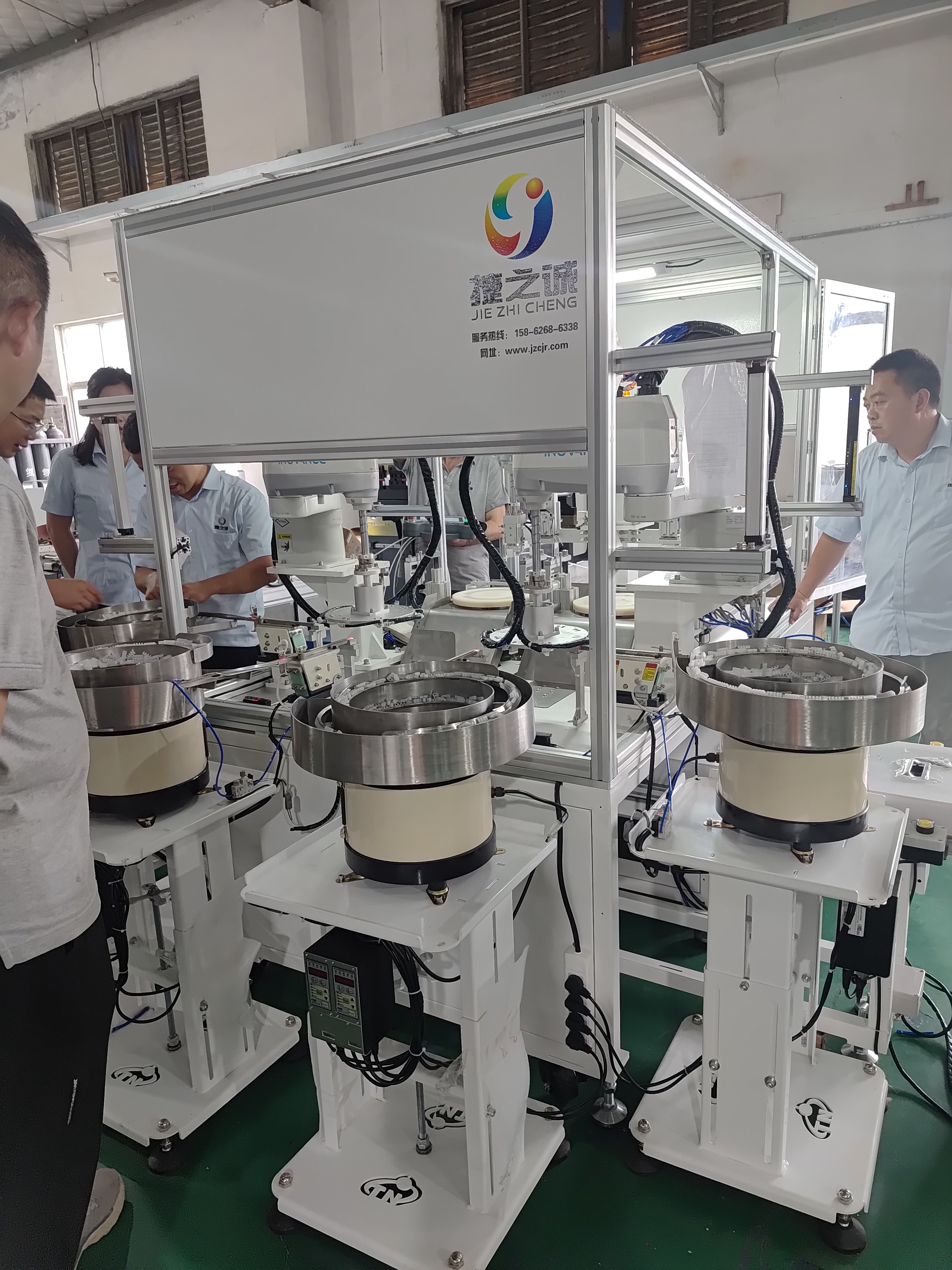 Fully Automatic Guidewire Sheath Coiling Machine Automatic Guidewire Sheath Coiling Machine 2 Pcs / 18s 4-Axis Robotic Snap Fitting Low Loss DSHT001