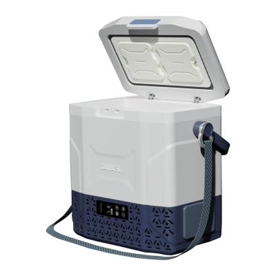 Compressor portátil de corrente contínua e de corrente alternada Refrigerador de acampamento Refrigerador de viagem