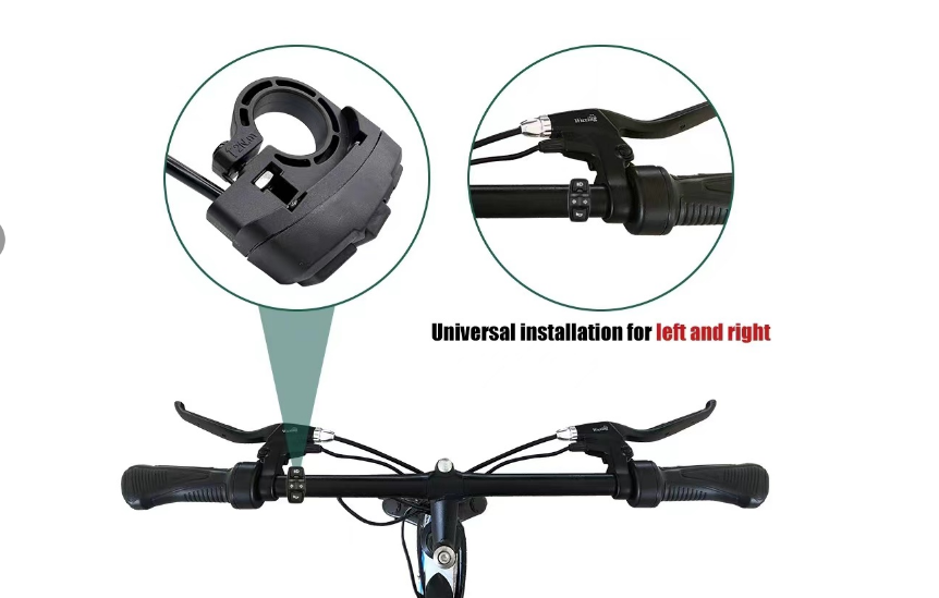 3-in-1 Electric Bike Light Switch 36V 48V with Horn Headlight Steering Electric Bicycle Parts