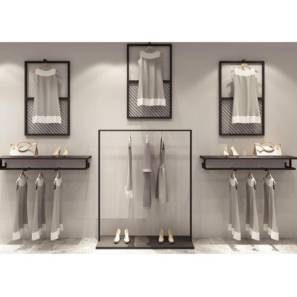 OEM And ODM Service Clothing Display Rack / Clothing Wall Display