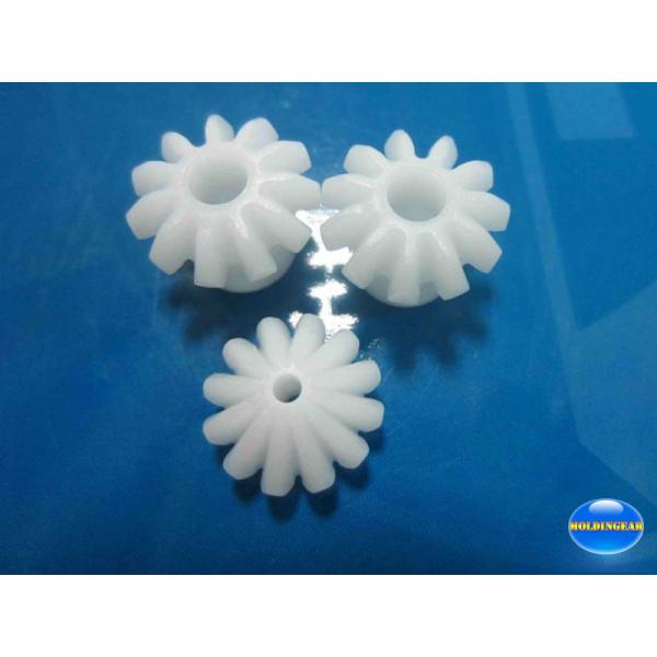 Customized manufacture of designed plastic bevel gear for toy car