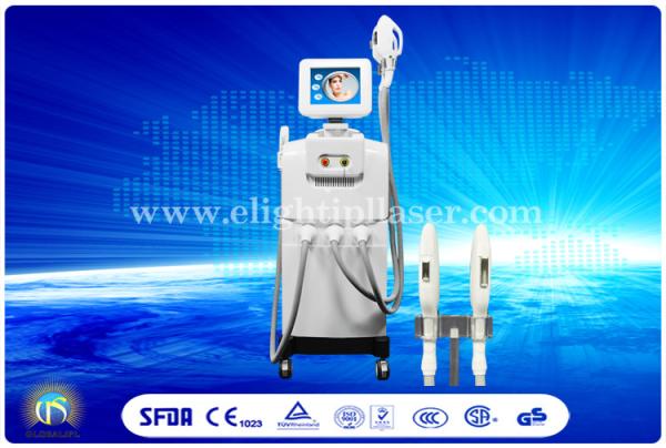 Equipamento poderoso da beleza de Handlepieces SHR SSR da máquina grande da remoção do cabelo do IPL do ponto 2