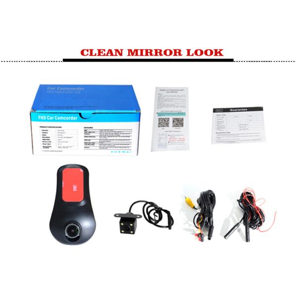 Loop-cycle Recording Car DVR Dash Cam CMOS Sensor / Car Dashboard Camera