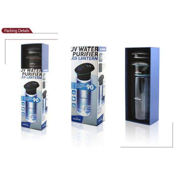 Portable Mountop Outdoor Sports UV Water Purifier & Handy Bottle LED For Camping Hiking