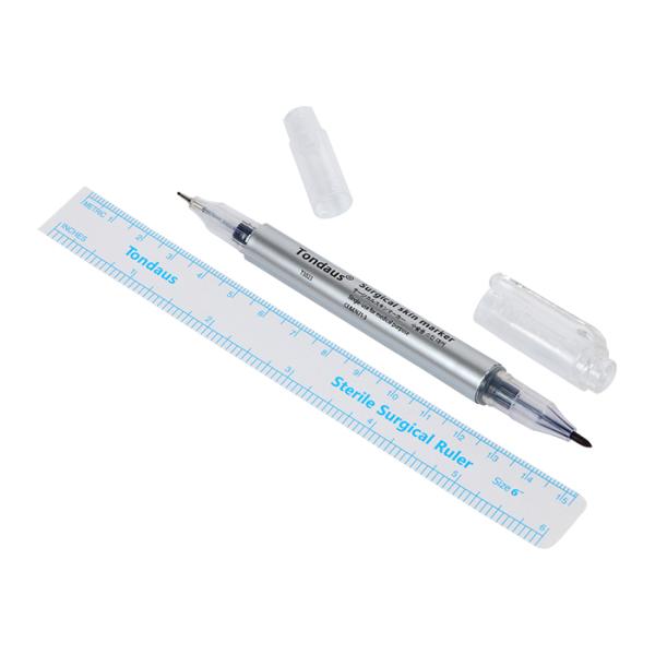 Double Head Skin Marker Pen Purple Permanent Makeup Manual Pen