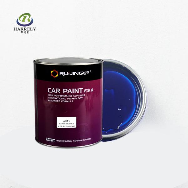 Anti Yellowing 2K Auto Paint Green Phase Blue Spray Liquid Coating