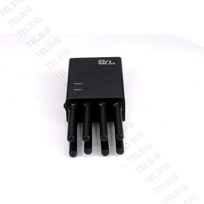 2G / 3G / 4G Portable Cell Phone Signal Jammer 8 Antenna WiFi Scrambler GPS Blocker Device