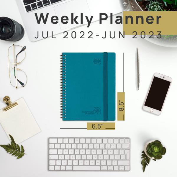 ODM Academic Planner Vertical Layout With Paper Pocket Plastic Ruler