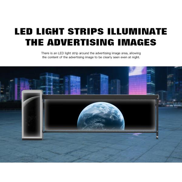 Ворота приведенные барьера руки загородки светлой коробки рекламируя электрические паркуя барьеры 140W/200W