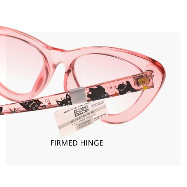 KIDS SUNGLASS 63209 PLASTIC FRAME CAT EYE CUTE FASHIONABLE NON PORLARIZED LENS