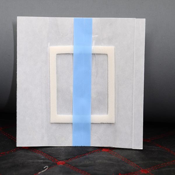 Medical waterproof transparent wound dressing adhesive pad silicone wound dressing border
