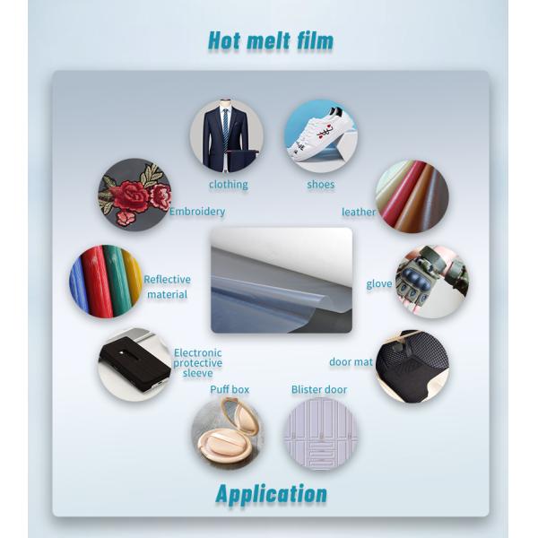 Adhesive 160cm Width TPU Hotmelt Film Double Side Fusible