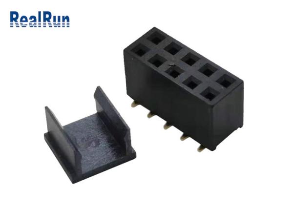 LCP PA6T 30m Ohm Female Header Connector H7.1 SMD 2×5 Pin ISO9001