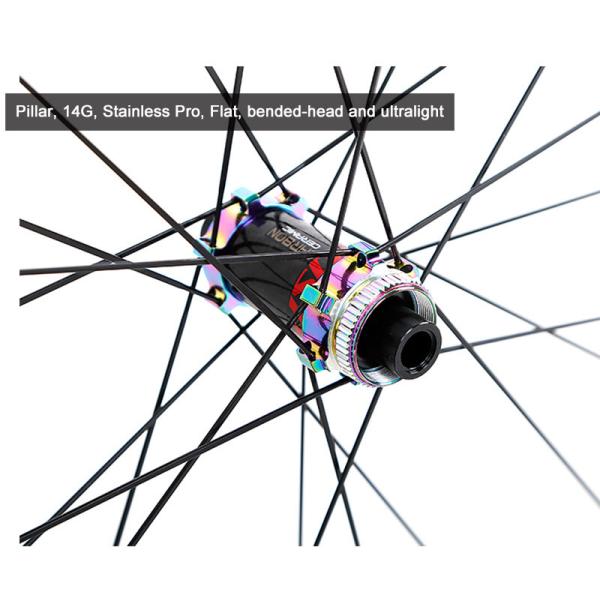 Волокно Wheelset углерода x 25C легковеса 700 с керамическим эпицентром деятельности
