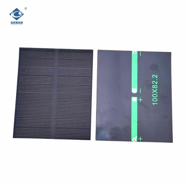 ZW-100822 PET Solar Photovoltaic Panel Ultralight Charger 1.0W Lightweight Solar PV Module 5V
