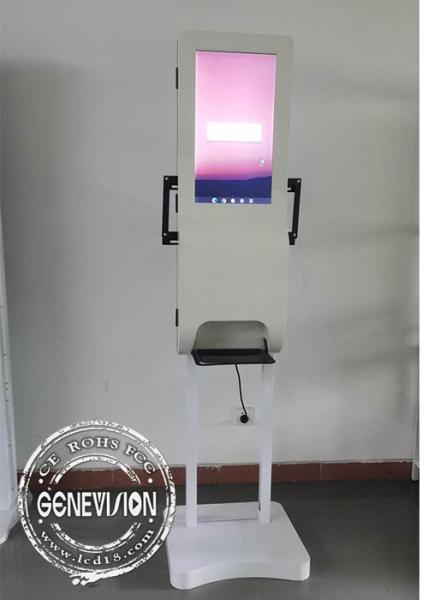 21.5 inch Android Touch Screen Wifi Digital Signage With automatic hand dispenser sanitizer