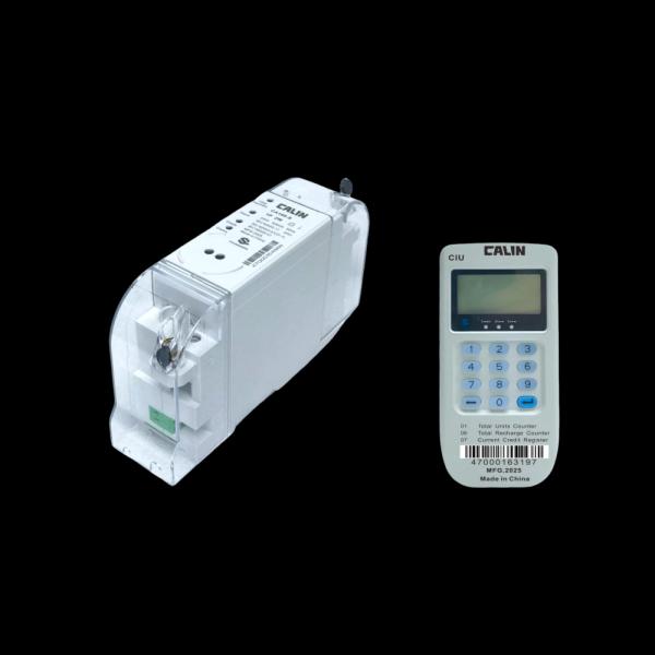 Split Type STS Single Phase Electric Meter , Plc G3 Rf  Din Rail Power Meter