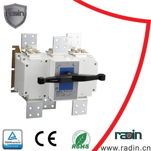 AC On Load Isolator Switch RDGL White Black Un Grounded Copper Alloy Plated