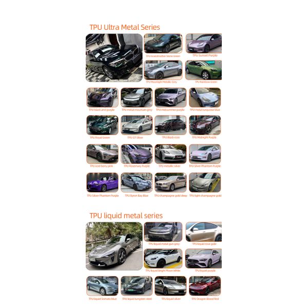 Good Quality TPU Solar eclipse black 15Mil PPF Photochromism Car Paint Protection Film Matte Gloss PPF Film