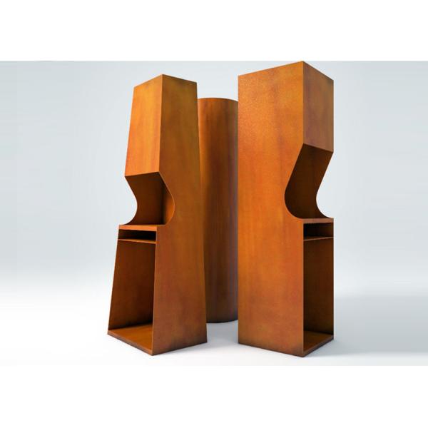 Яма огня Кортен искусства штендеров огня декоративная стальная легкая очищает/обслуживание