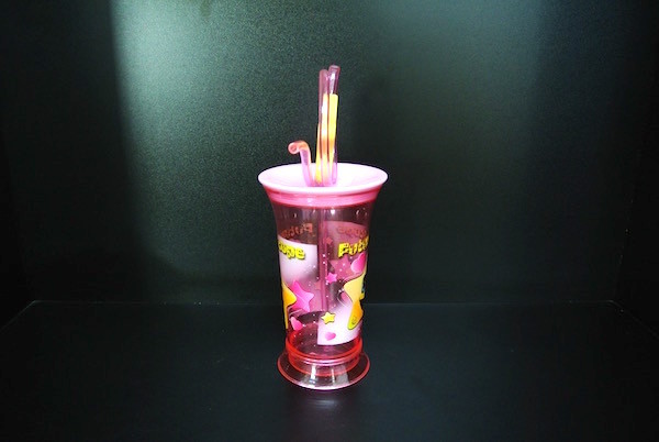 Pink Star Style Cartoon CharacterDrinking Water Bottle 8.5 Inch  As Gift For Children Made By As