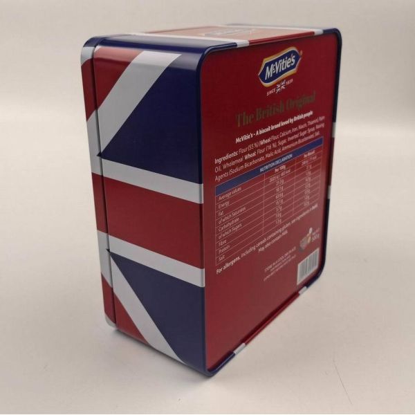 Eco-Friendly Heart Shaped Tin Box for Sustainable Cookie Gift Tins with Food-Grade Tinplate