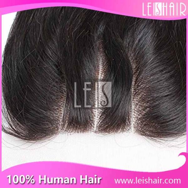 new fashion cheap three parting lace closure 4*4