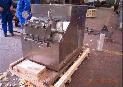 Máquina de homogeneização de leite industrial SUS304 de aço inoxidável 3000L/H 22 KW