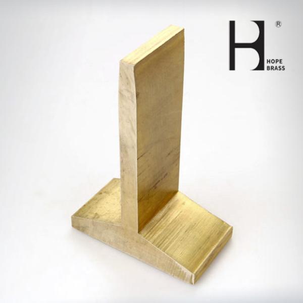 Heatproof Brass T Profile , Hpb58-3 Metal T Profile SGS Approved