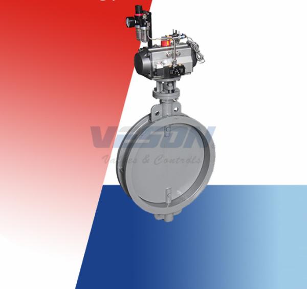 General Pneumatic Butterfly Valve In Ventilation And Air Conditioning Systems HVAC Industry