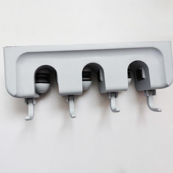 Broom Holder Wall Mount Organizer Commercial Microfiber Mop 28.5x10x6.6cm