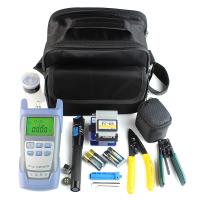 Kit d'outils de terminaison à fibres optiques polyvalentes Compteur de puissance optique 9 en 1 avec couteau