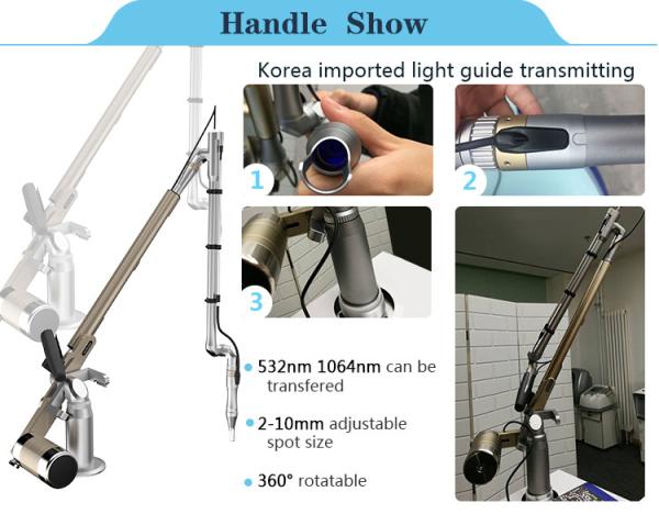 Full metal casing Q-Swtiched Nd Yag Laser Machine 1000W power 1-10Hz Pulse rate