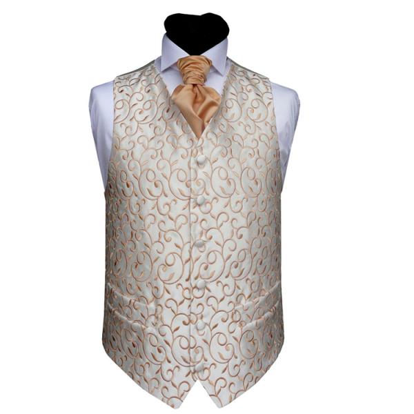 Colorful paisley new fashion styles waistcoat for gentleman