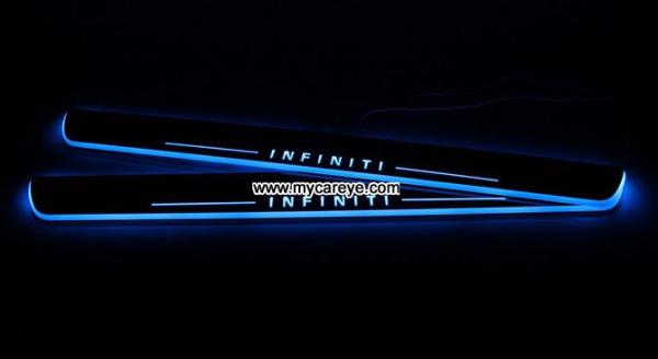 Sell Infiniti Q50 Q50L car moving floor lights LED door scuff plate light