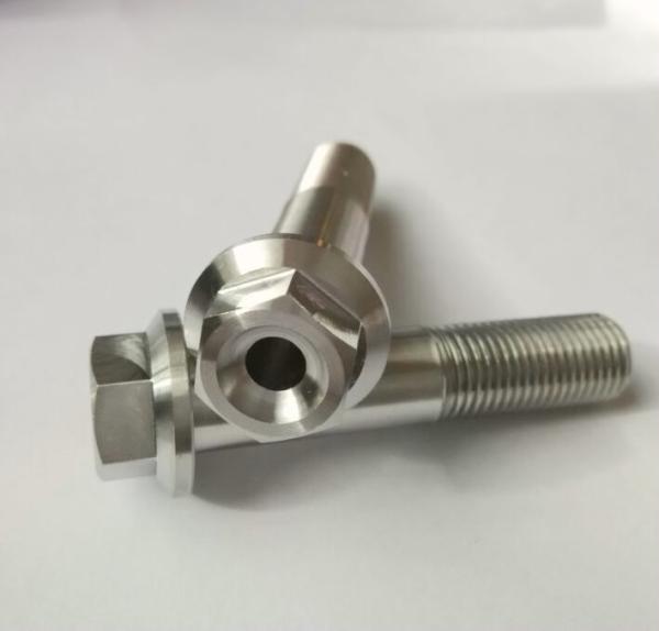 OEM Motorcycle Parts Titanium Single Hollow Threaded Bolt M12 X 1.5mm
