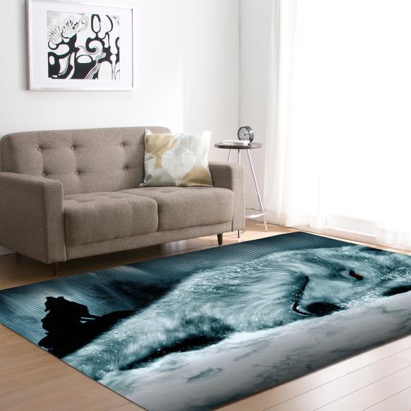 Animal Art Living Room Floor Carpets Flexible Bedroom Runner Rugs