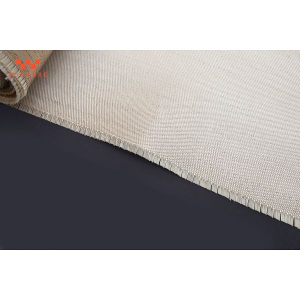 Tissu de fibre de verre traité thermiquement et ignifuge pour isolation thermique