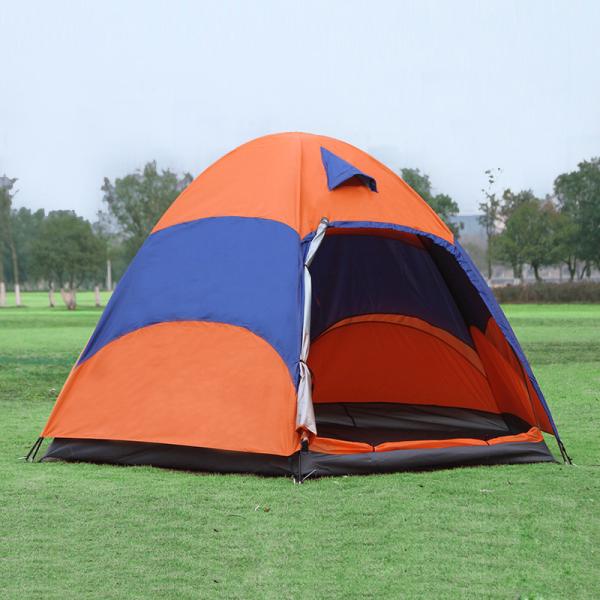 3-4 Person Waterproof Portable Double layer Outdoor Camping Dome Tent Hiking Traveling Tent(HT6022)