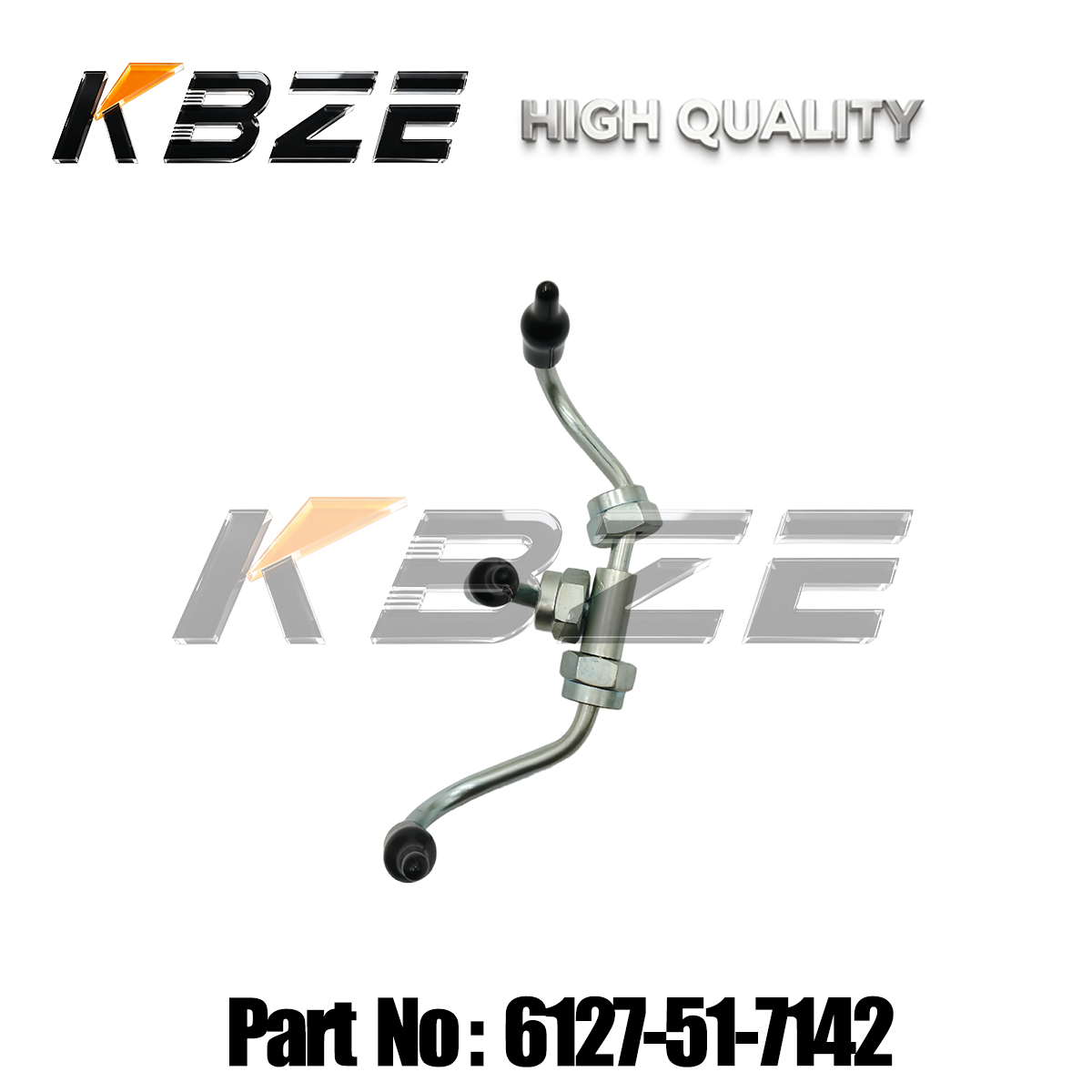 FUEL PIPE 6127-51-7142 EXCAVATOR KOMATSU D155A ENGINE SAA6D155E-4 FACTORY-LEVEL PRICING