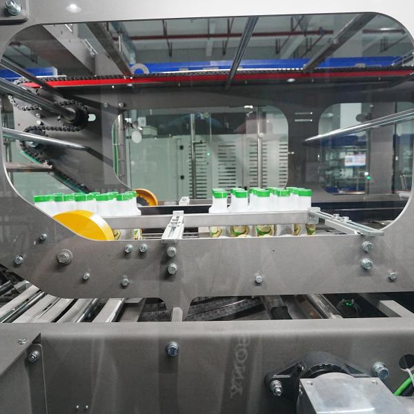 30kw Tic Tac Toe Wrap Around Case Packer Machine de cartonnage 45 boîte/minute