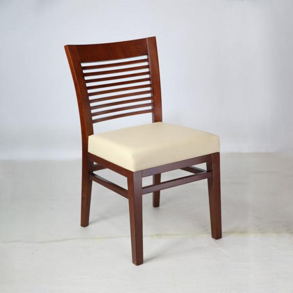 Nordic Modern Design Black Teak Solid Wood Restaurant Furniture Antique Dining Chair