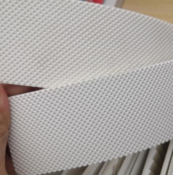 Parte superior áspera do anti aperto super estático da correia transportadora do Pvc de 2 dobras do deslizamento anti