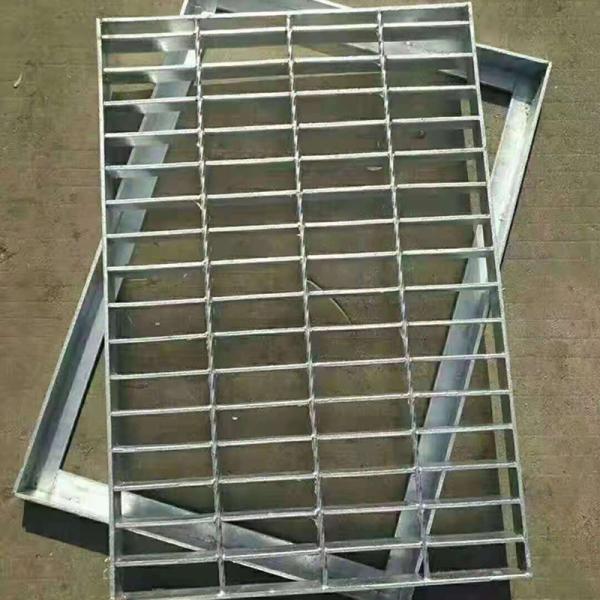 Serrated Stainless Steel Grating with 6x6mm Cross Bar