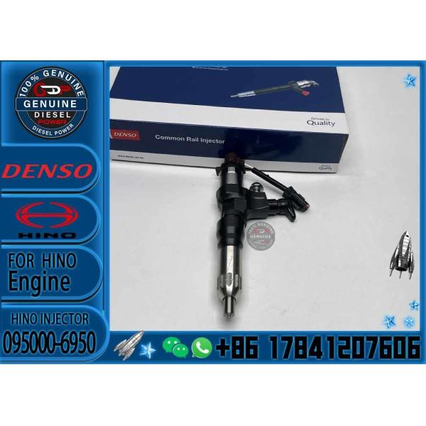Новая автозапчасть Инжектор дизельного топлива 095000-6593 / 095000-6950 / 23670-E0010 Инжектор общего рельса